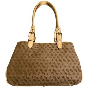 Dooney bourke DB signature print canvas Designer Tote Bag